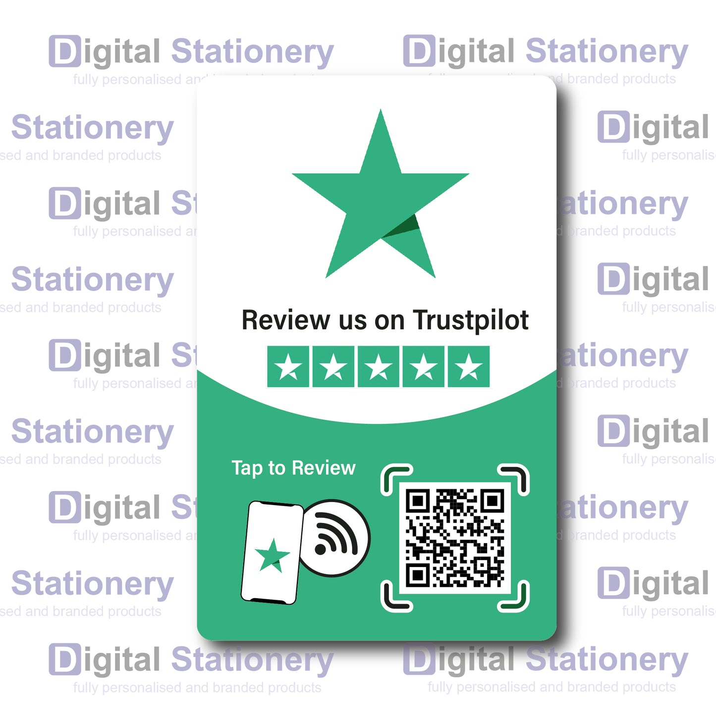 Trust Pilot Review Card
