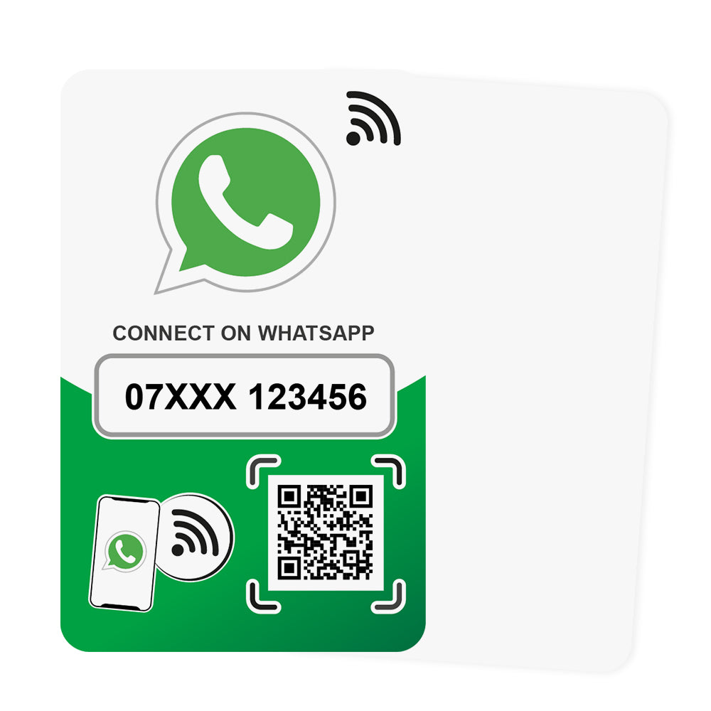 WhatsApp Custom Smartcard (Single Sided)