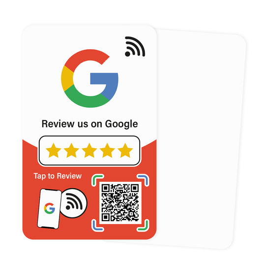 NFC Review Cards for Google (Single Sided)