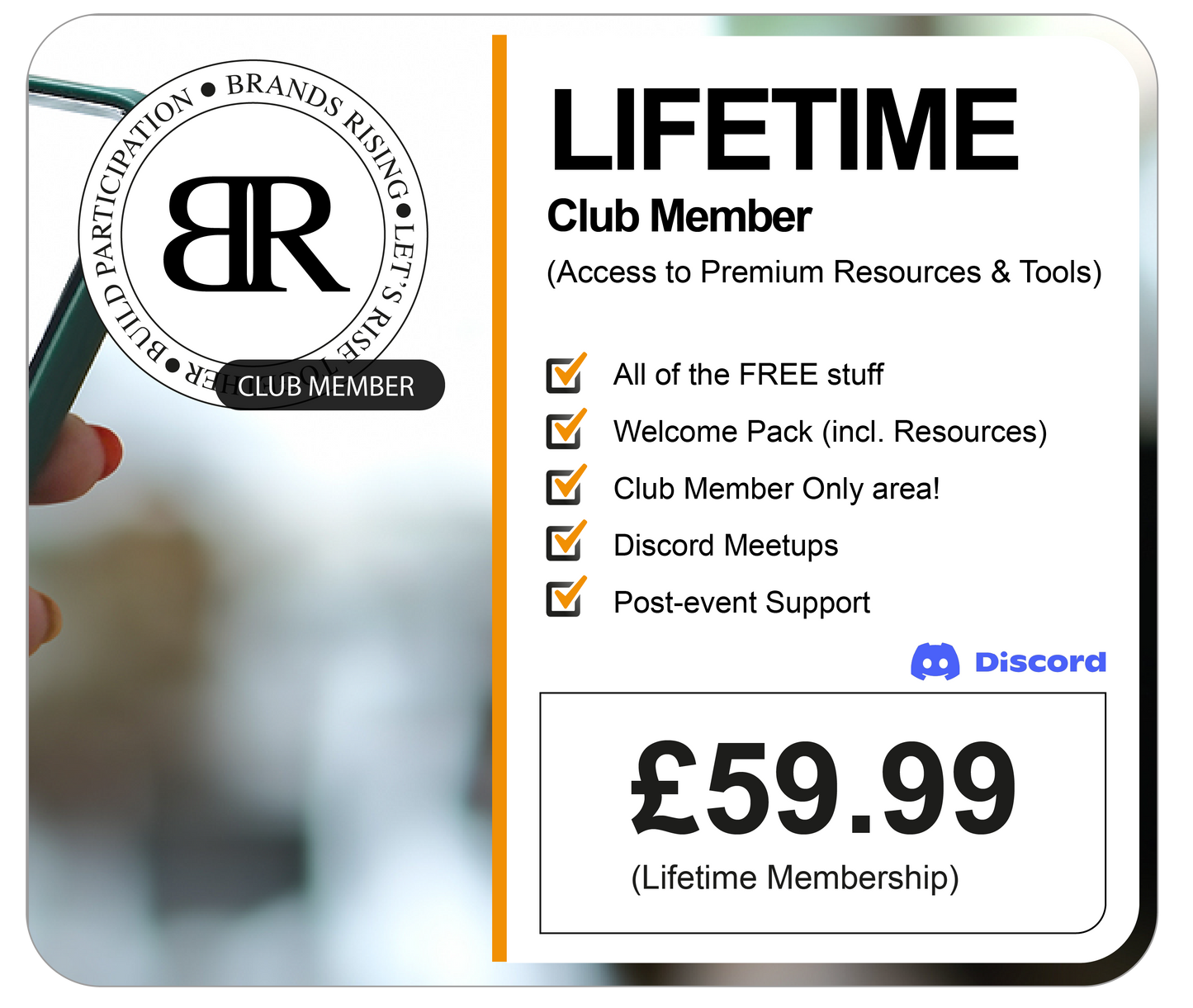 Brands Rising - Club Membership (Lifetime)