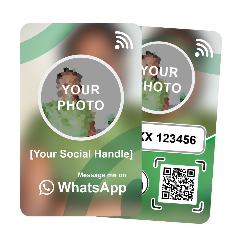 Tap-to-WhatsApp Personal Branded Smartcard