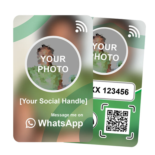 Tap-to-WhatsApp Personal Branded Smartcard